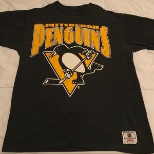 Vintage Pittsburgh Penguins shirt Mens XL Nutmeg